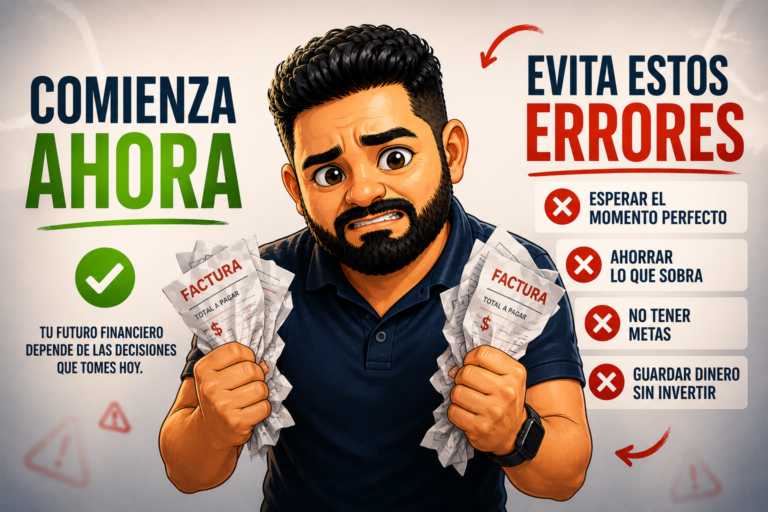 10 errores financieros que te mantienen pobre