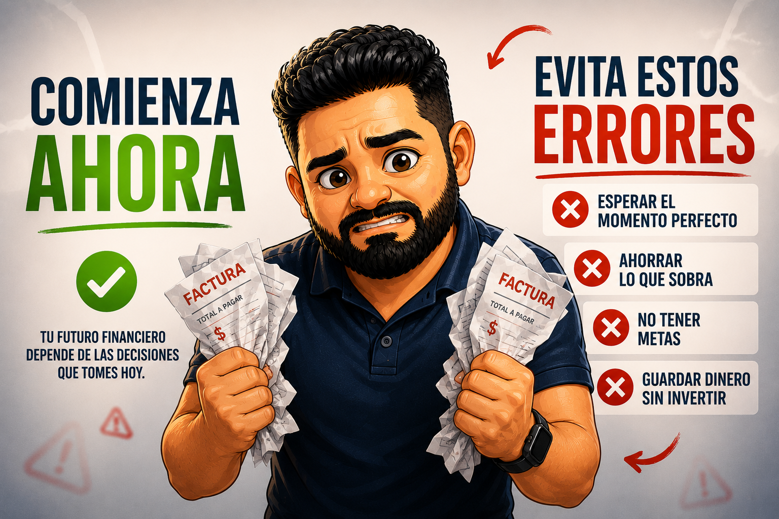 10 errores financieros que te mantienen pobre
